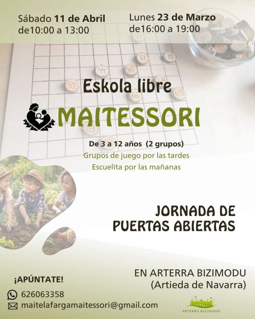Puertas abiertas del proyecto Maitessori